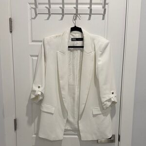 Zara Women's Cream Blazer